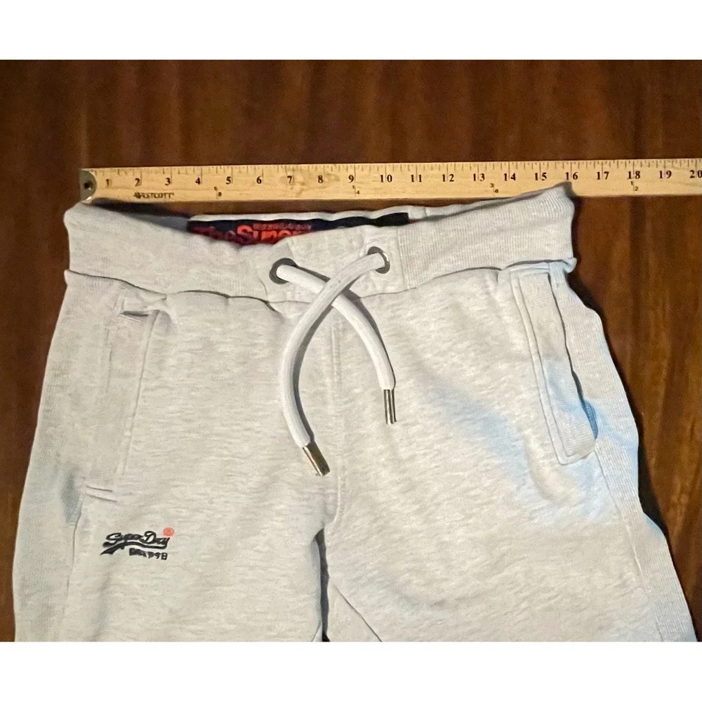 Superdry Orange Label Slim Fit Jogger Sweatpants Medium Gray Comfy Casual